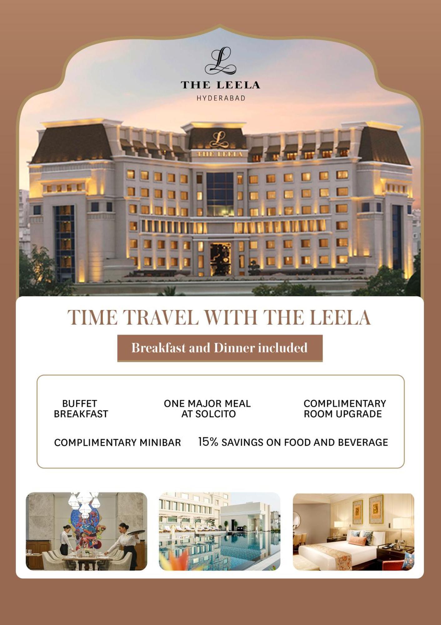 Hotel The Leela Hyderabad Banjara Hills Exterior foto